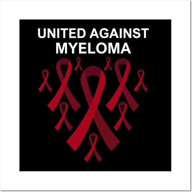 United Against Myeloma Wall Art by MtWoodson